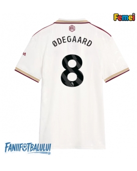 Arsenal Martin Odegaard #8 Tricou Fotbal Replică 2025-26 Femei Treilea